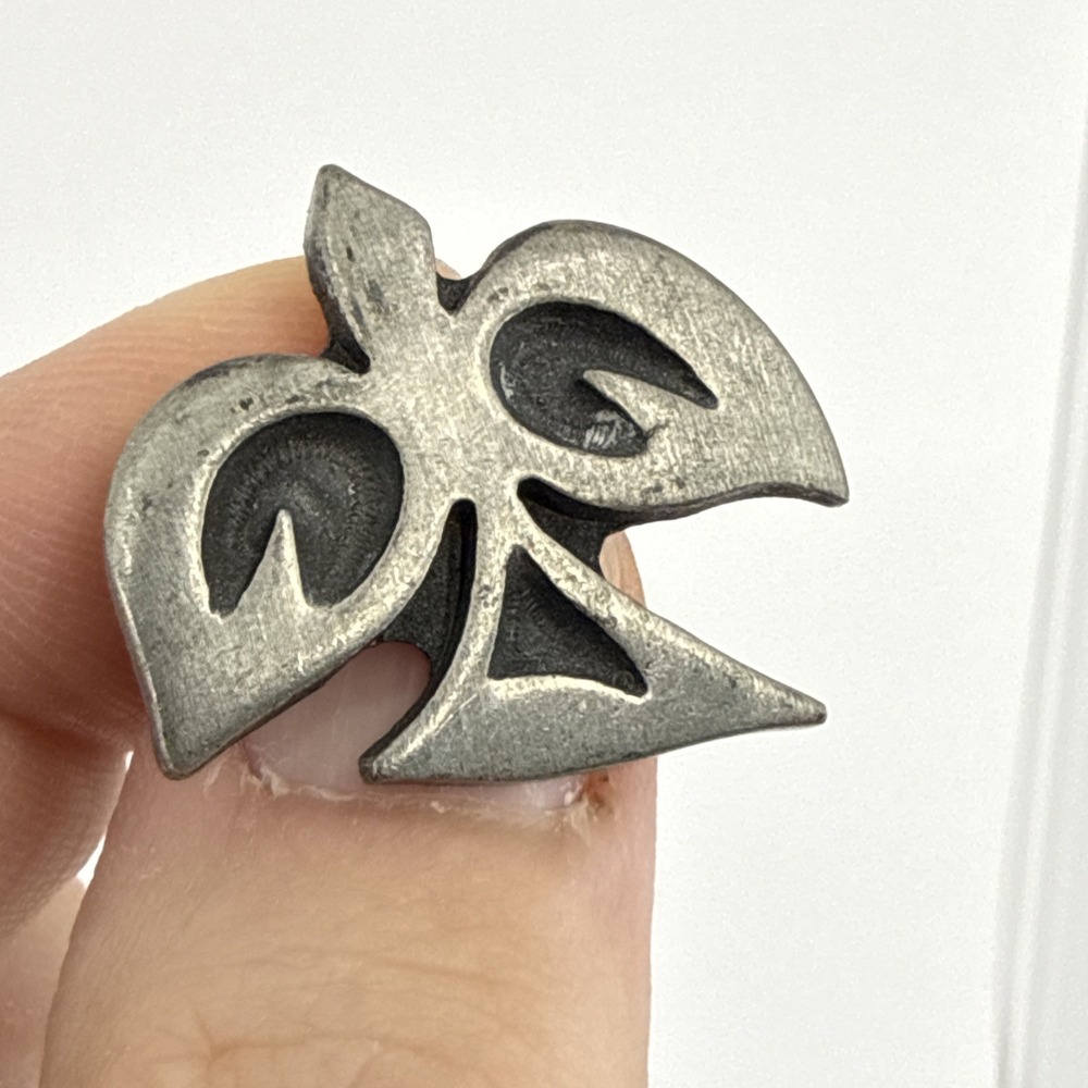 Vintage R. TENNESMED SWEDEN Silvertone Pewter Dove Bird Mid Century‎ Spirit